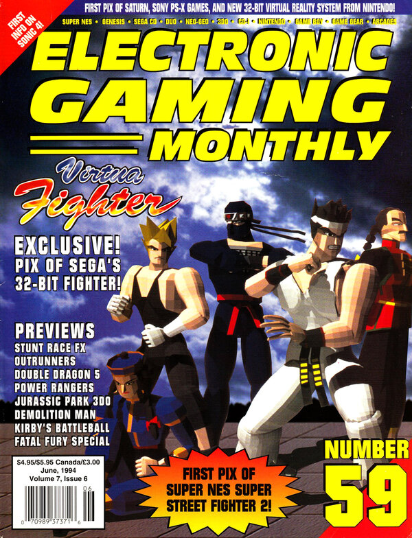 Electronic Gaming Monthly Issue 59 (June 1994) cover